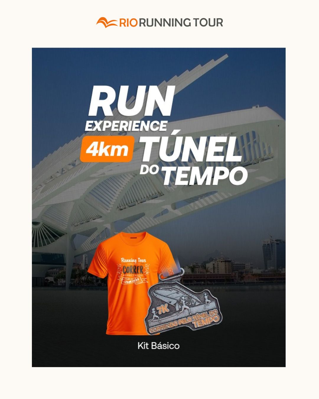 Correndo pelo Tunel do Tempo - Edição 4Km de Setembro de 2026