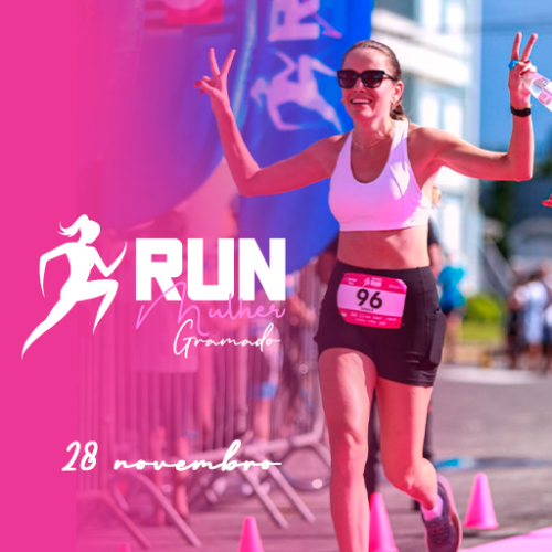 RUN MULHER GRAMADO