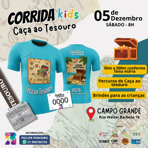 CORRIDA KIDS CAÇA AO TESOURO
