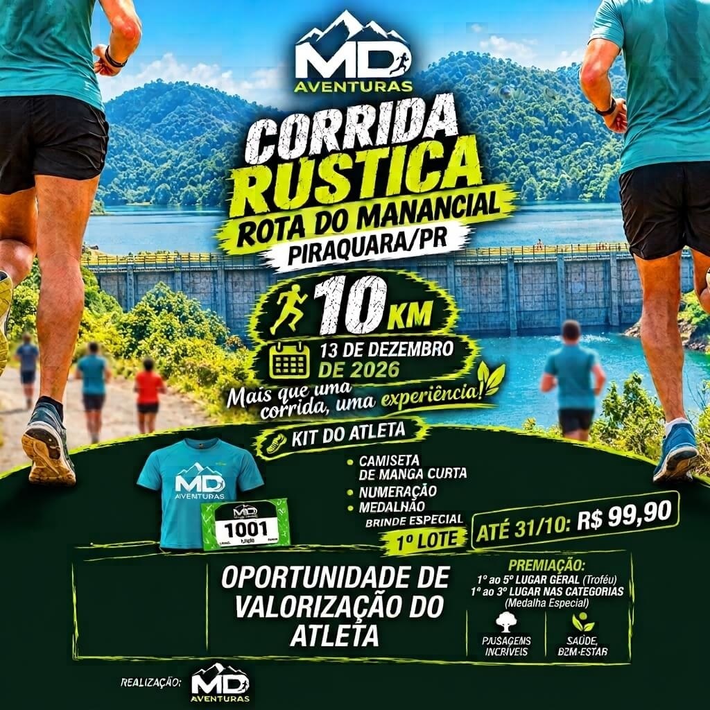 CORRIDA RÚSTICA ROTA DO MANANCIAL PIRAQUARA/PR
