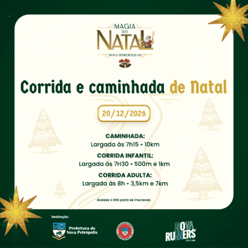 CORRIDA E CAMINHADA DA MAGIA DO NATAL 2026