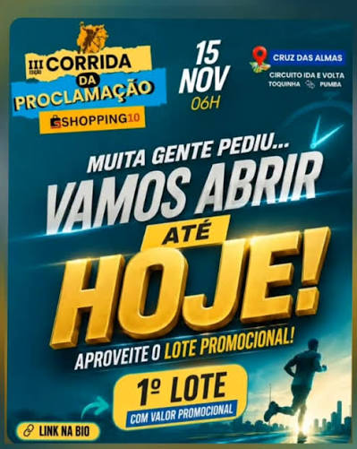Corrida da Proclamação - 3ª Ediçao