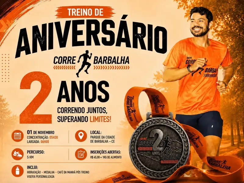 Treinão de Aniversário da Equipe Corre Barbalha