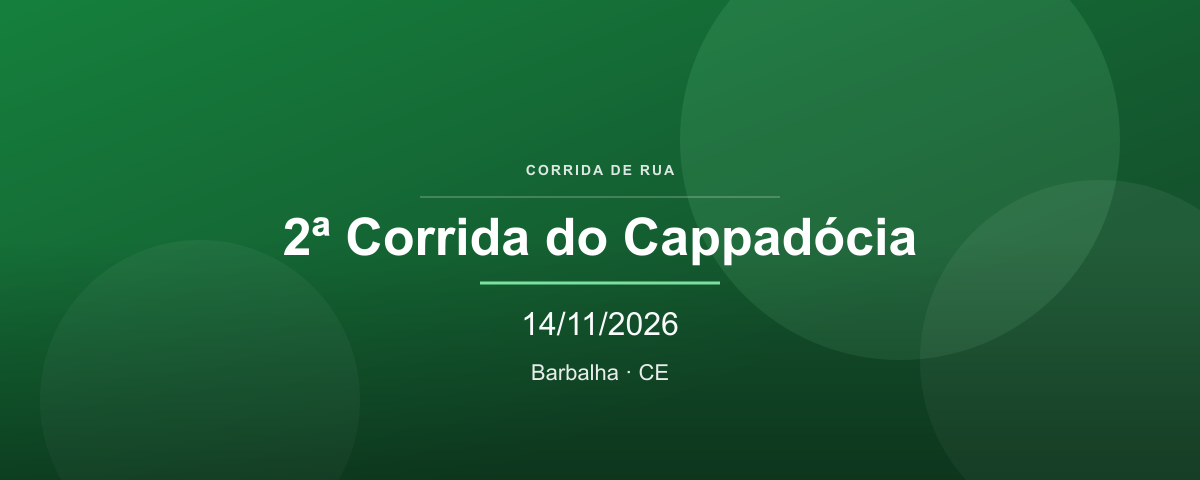 2ª Corrida do Capadócia
