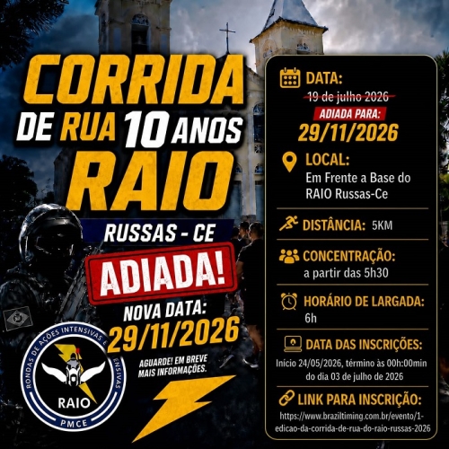 1ª Corrida de Rua do Raio - Russas