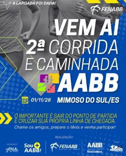 Corrida e Caminhada AABB Mimoso do Sul