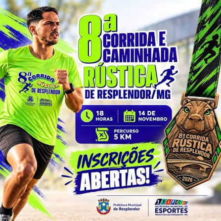 8ª Corrida e Caminhada Rústica de Resplendor