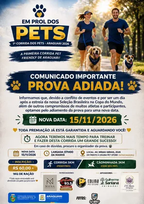 1º Corrida em Prol dos Pets