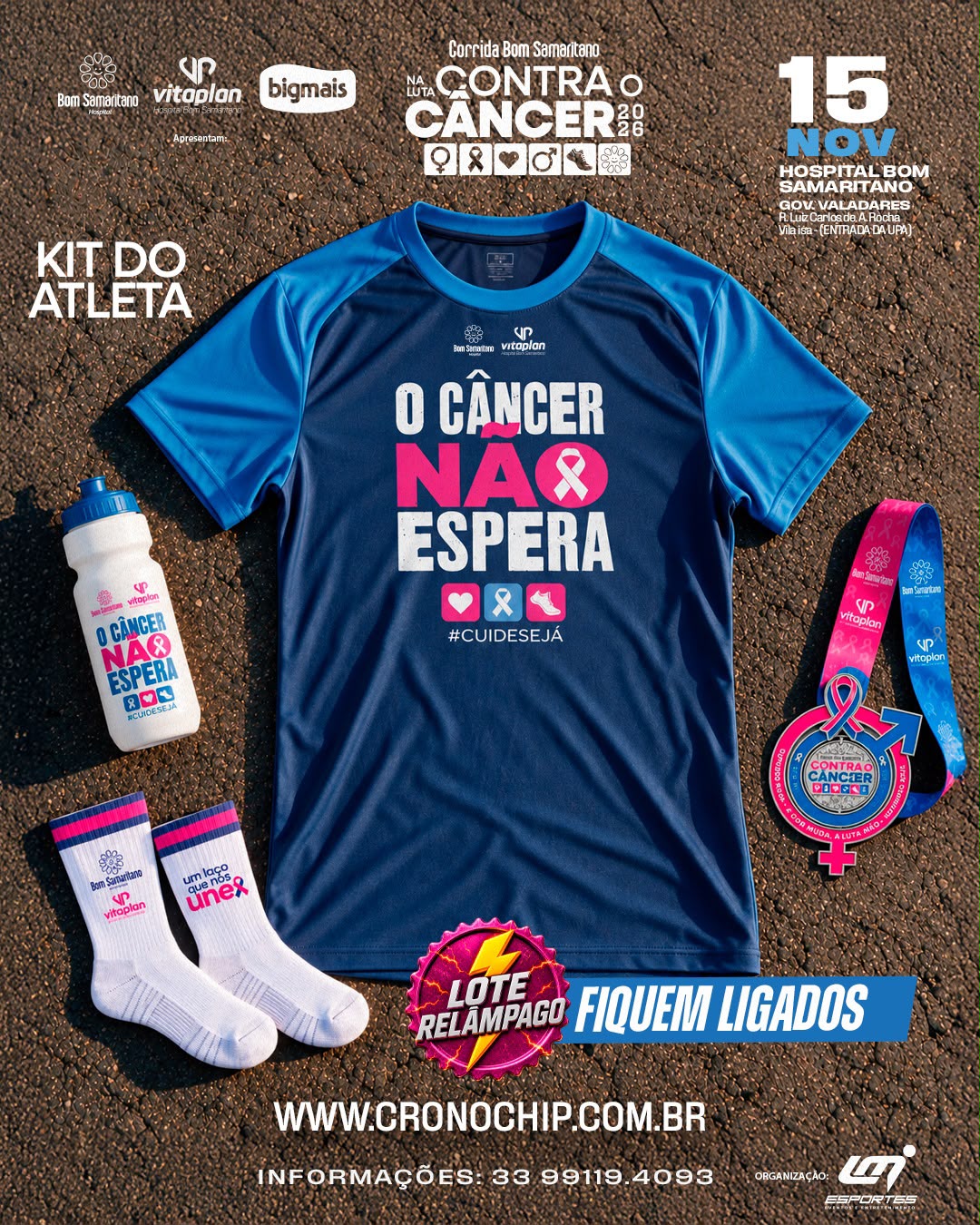Corrida Bom Samaritano na Luta contra o Câncer