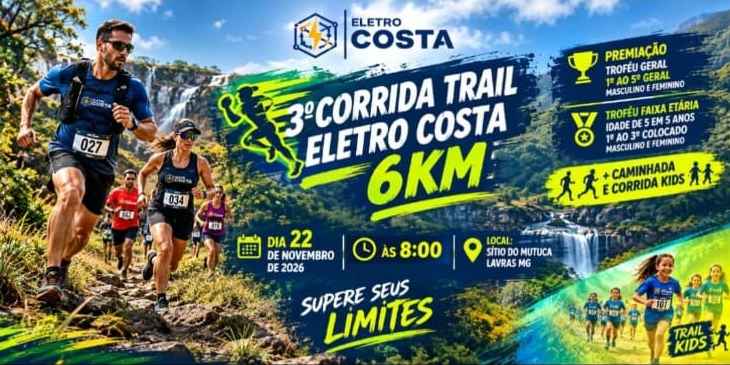 3ª Corrida Trail Eletro Costa