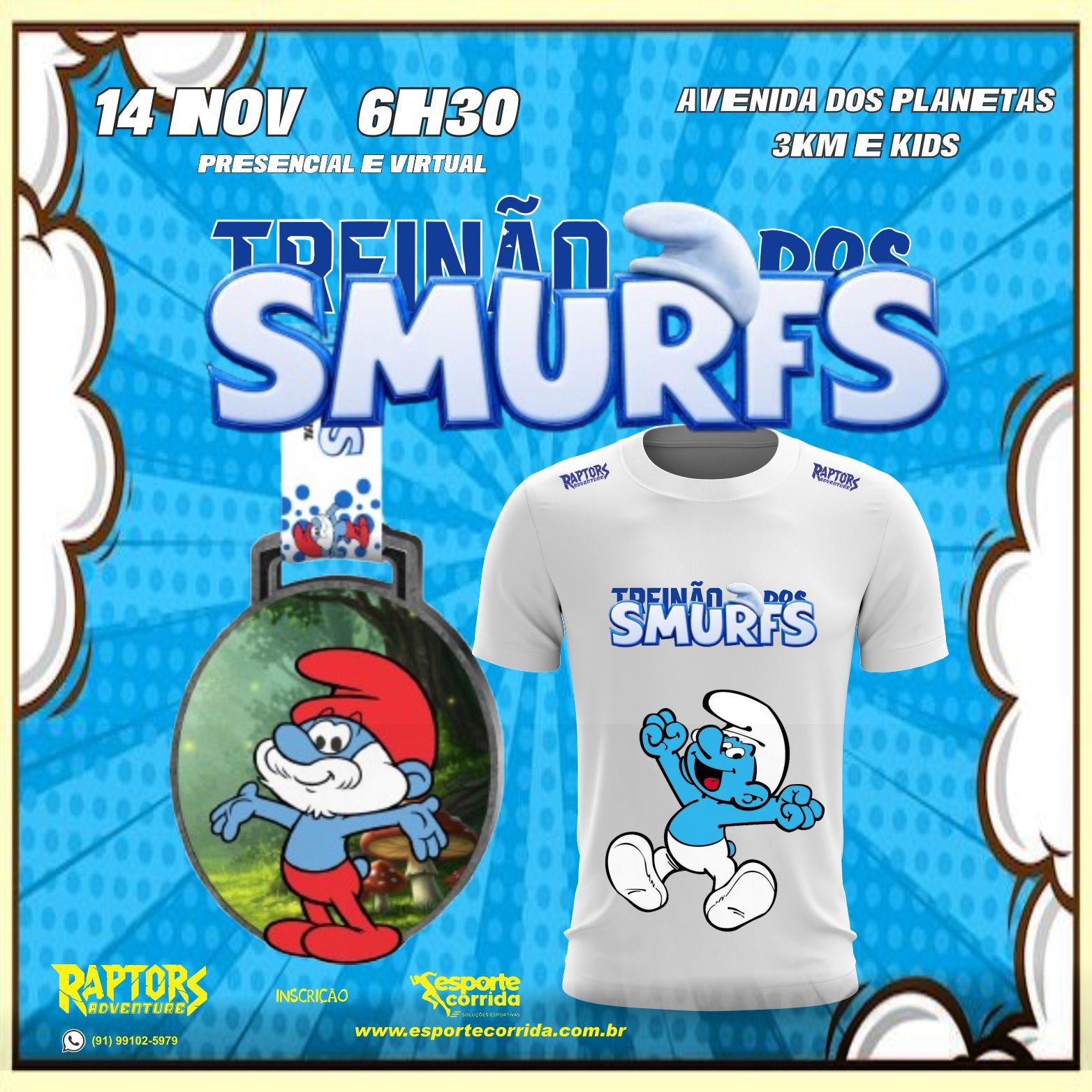 Treinão dos Smurfs