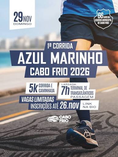 1ª Corrida Azul Marinho