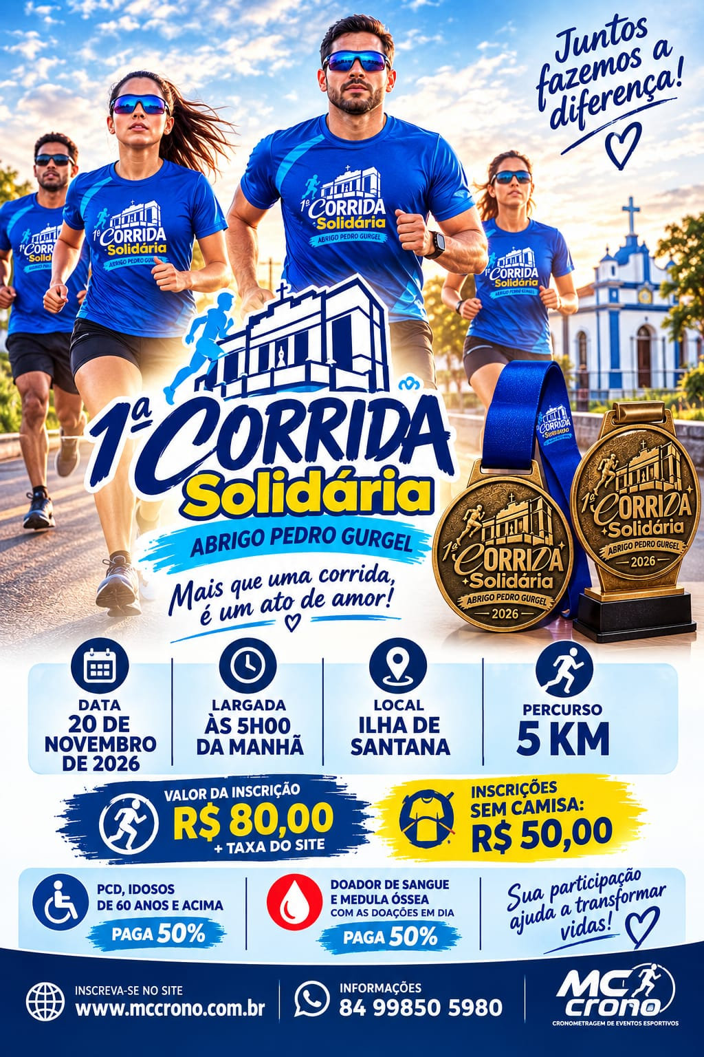 1ª Corrida Solidária Abrigo Pedro Gurgel