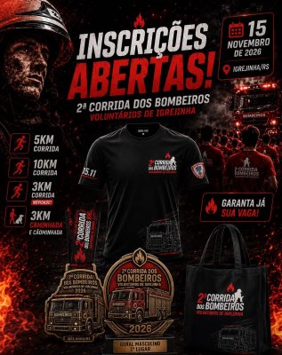 2ª Corrida dos Bombeiros Voluntários de Igrejinha