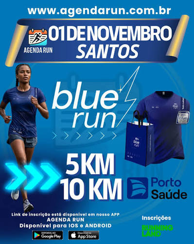 Porto Saúde Blue Run - Santos