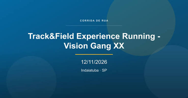 Track&Field Experience Running - Vision Gang XX