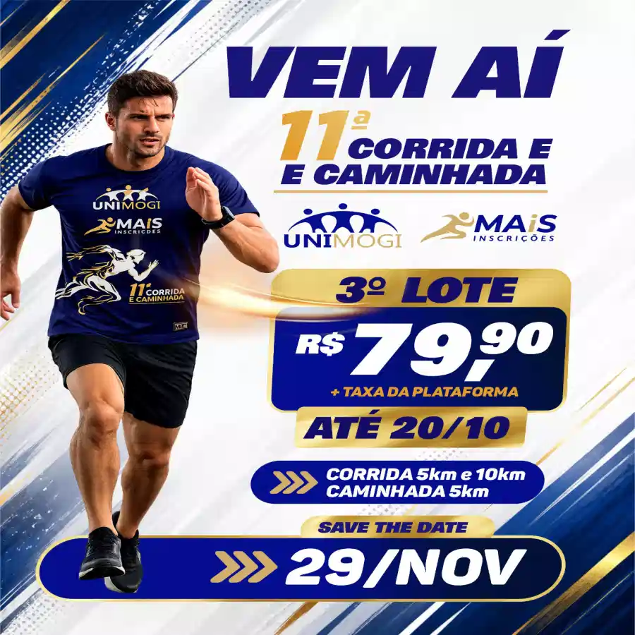 11ª Corrida e Caminhada UNIMOGI