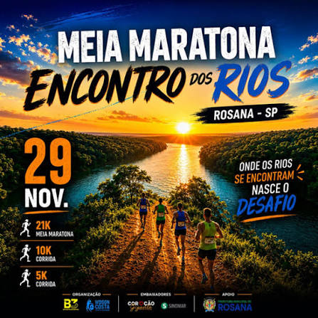 Meia Maratona Encontro dos Rios 2026