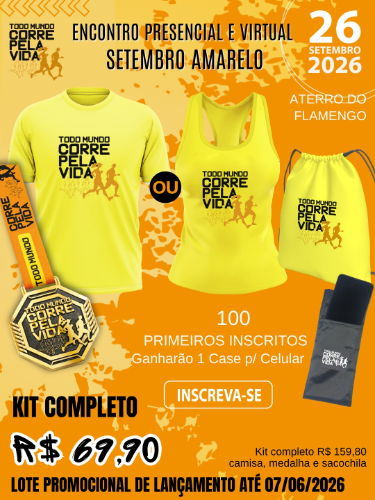 Todo Mundo Corre Pela Vida Setembro Amarelo