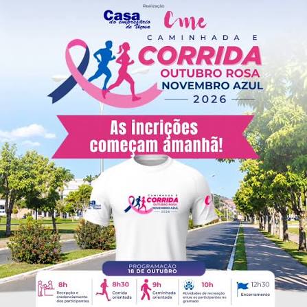 2º Corrida e Caminhada Outubro Rosa/Novembro Azul