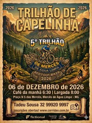 5° Trilhão De Mercês De Água Limpa - Capelinha