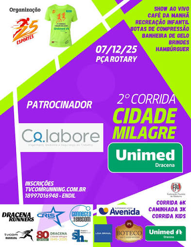 3ª CORRIDA CIDADE MILAGRE