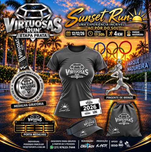 10ª Virtuosas run - etapa prata ( SUNSET RUN )