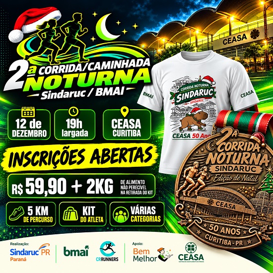 2ª CORRIDA E CAMINHADA NOTURNA SINDARUC