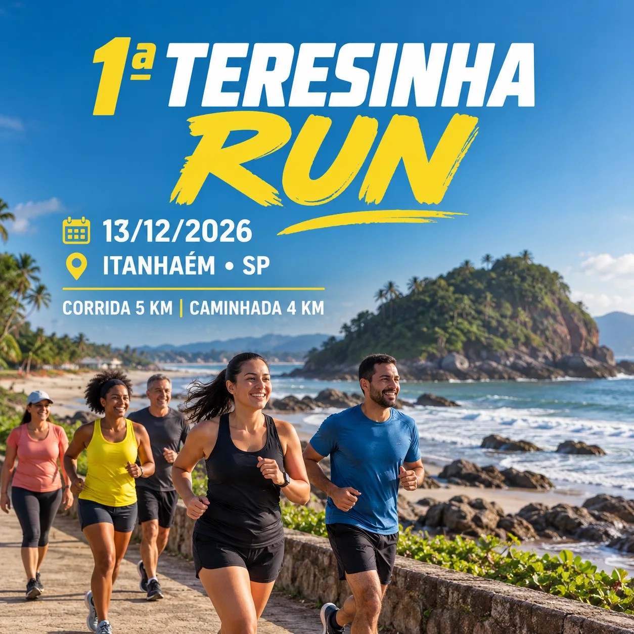 1ª CORRIDA TERESINHA RUN 2026 – ITANHAÉM