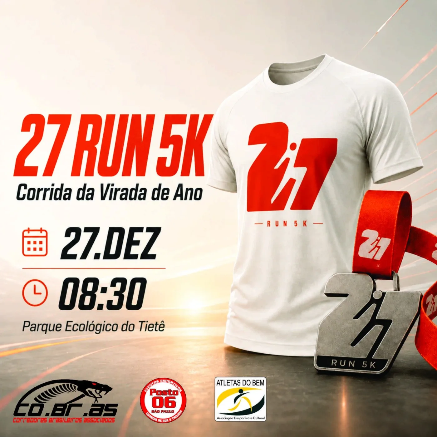27 RUN 5KM 2026 - CORRIDA DA VIRADA DO ANO