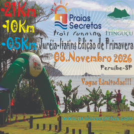 PRAIAS SECRETAS - JURÉIA ITATINS TRAIL RUNNING - EDIÇÃO DE PRIMAVERA - 2026