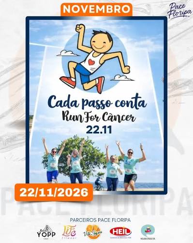 RUN FOR CANCER FLORIPA 2026