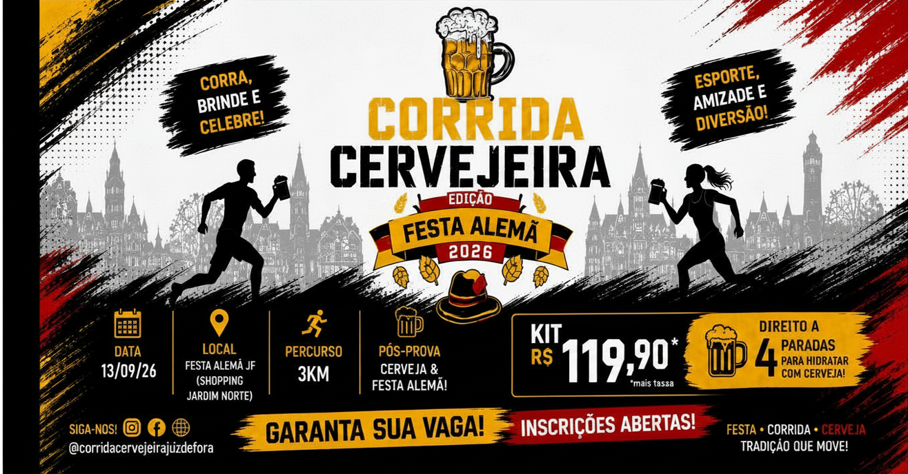 Corrida Cervejeira JF - Edição Festa Alemã