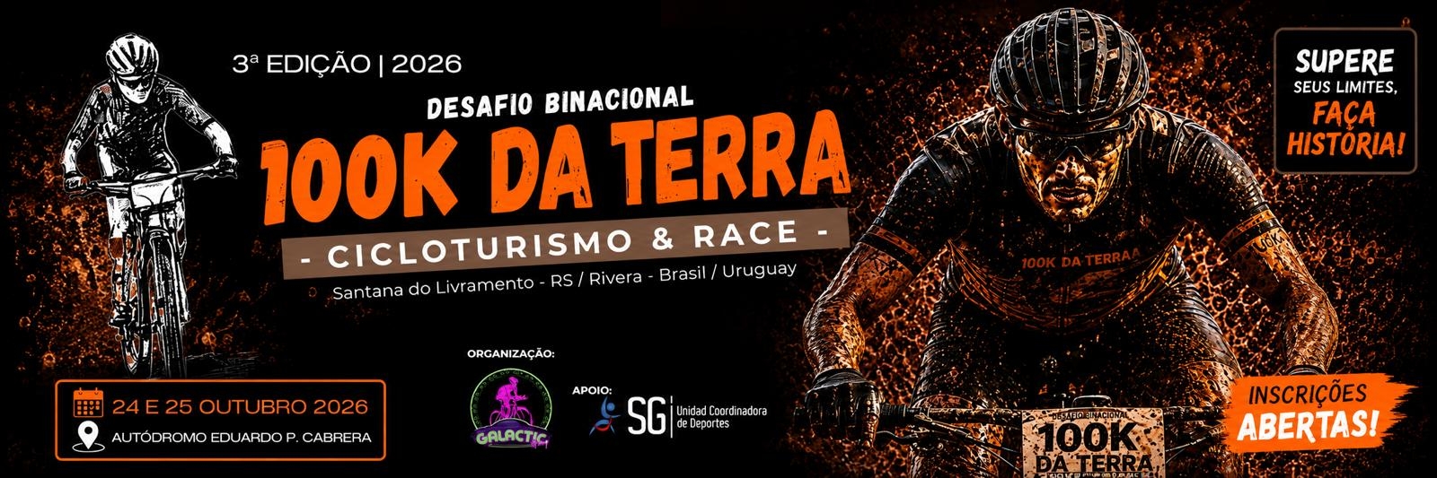 DESAFIO BINACIONAL 100K DA TERRA - CICLOTURISMO & RACE