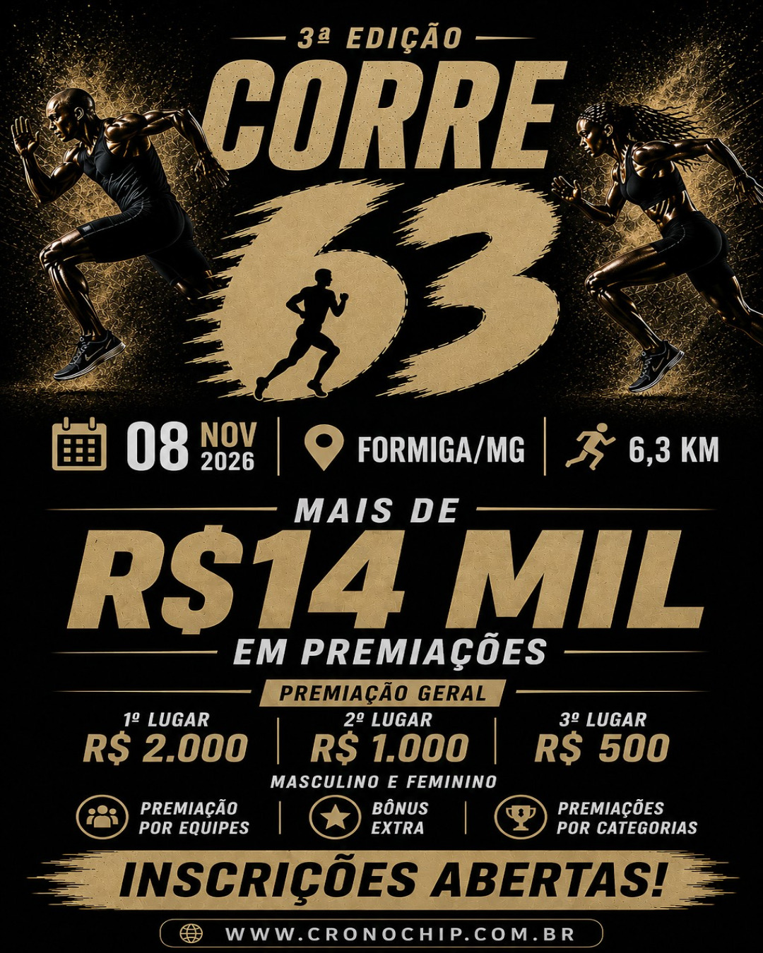 3º CORRE  63 - FORMIGA