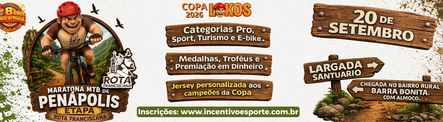 MARATONA FRANCISCANA - LOKOS DO PEDAL 2026