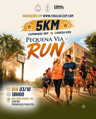 1ª CORRIDA E CAMINHADA PEQUENA VIA RUN