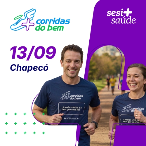 Corridas Do Bem Sesi SaÚde 2026 - Etapa ChapecÓ