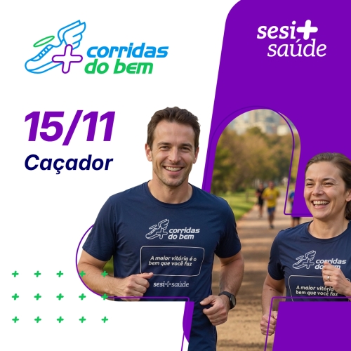 Corridas Do Bem Sesi SaÚde 2026 - Etapa CaÇador