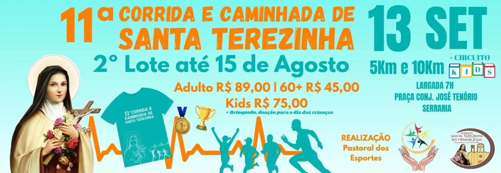 11ª Corrida e Caminhada de Santa Terezinha