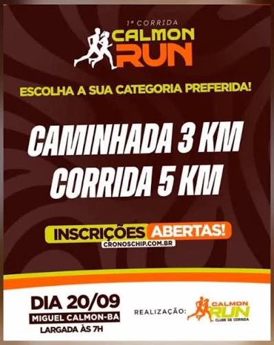 1ª Corrida Calmon Run