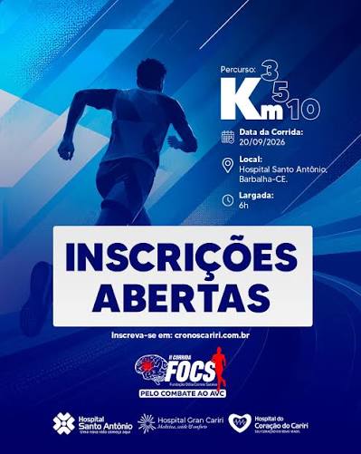 2ª Corrida FOCS  Dia Mundial de Combate ao AVC