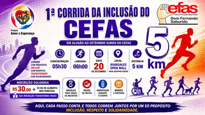 1ª Corrida Solidária do CEFAS