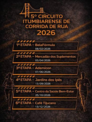 5° Circuito Itumbiarense de Corrida de Rua - 4ª Etapa