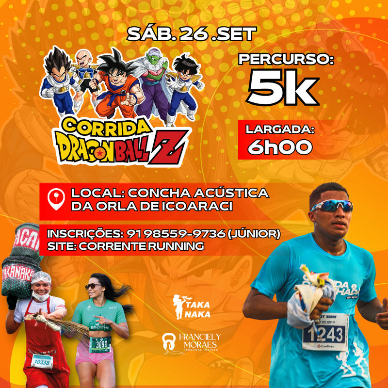 Corrida Dragon Ball Z