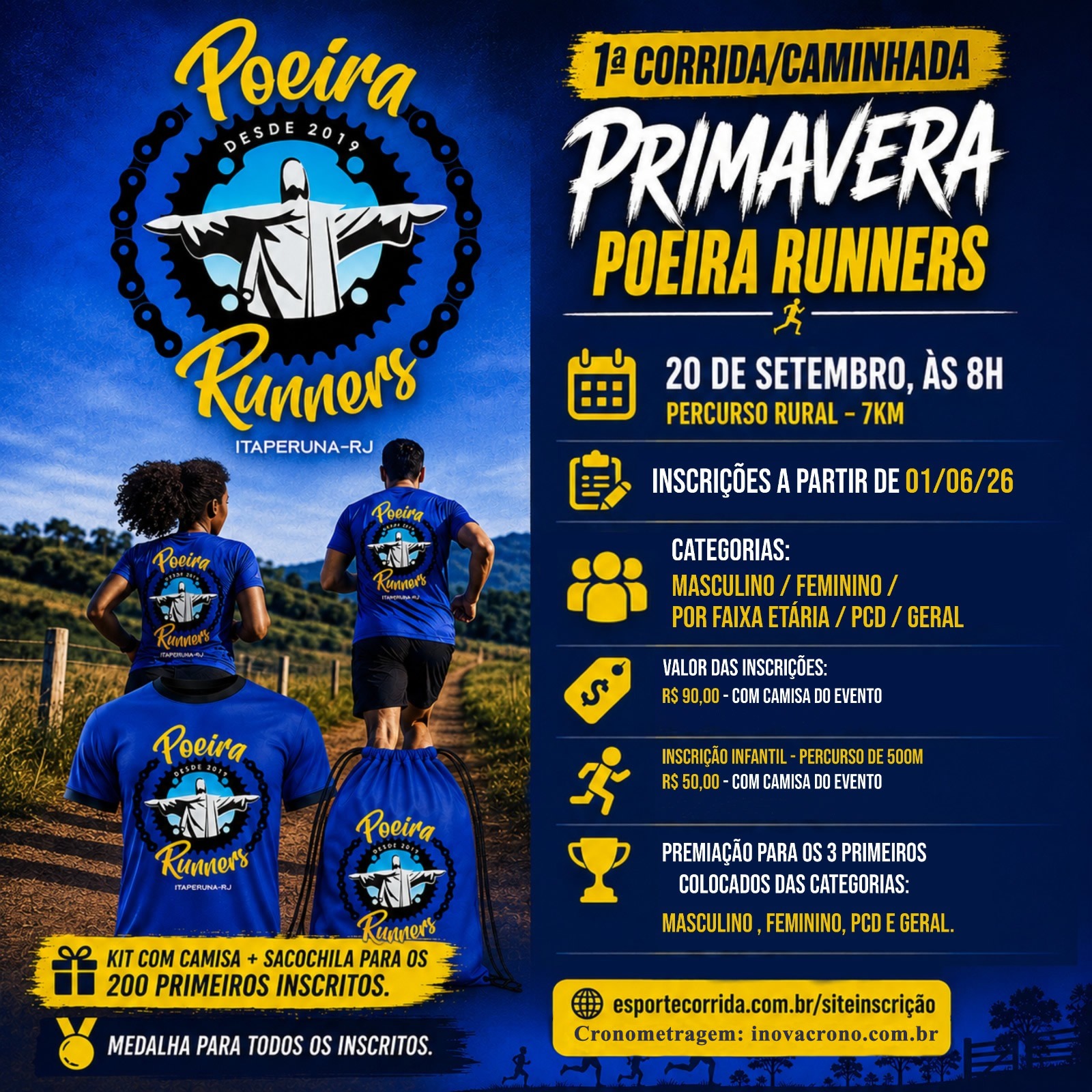 1ª Corrida da Primavera Poeira Runners
