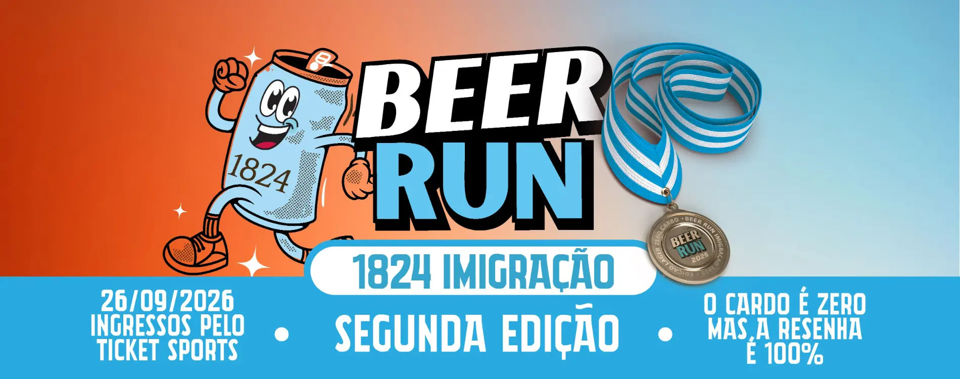 2ª Beer Run Imigração - Edição Lager Zero Carbo