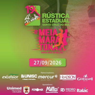 19ª Rústica e 8ª Meia Maratona de Santa Cruz do Sul