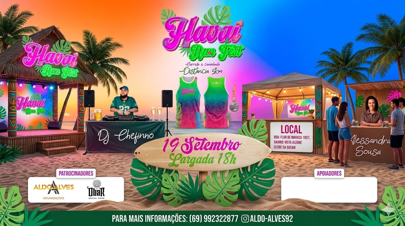 1ª Corrida e Caminhada Havai Run Fest