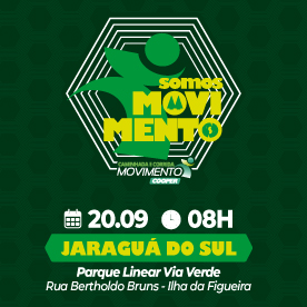 Corrida e Caminhada Movimento Cooper - Etapa Jaraguá do Sul